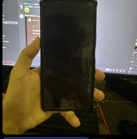 The old phone, screen dark